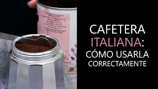 CÓMO USAR LA CAFETERA ITALIANA Guía básica para preparar café [upl. by Ploss]