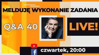 Melduję wykonanie zadania  Tomasz Lis LIVE [upl. by Auginahs]