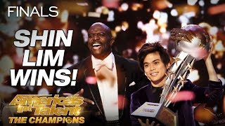 Shin Lim Is THE WINNER  Americas Got Talent The Champions [upl. by Namqul791]