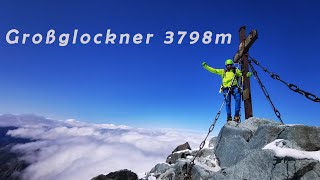 Großglockner 3798m  Normalweg  Hohe Tauern [upl. by Yeneffit93]