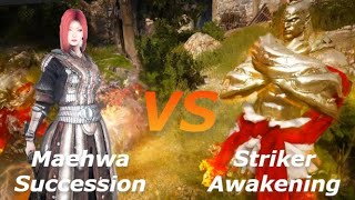 BDO  Maehwa Succession vs Striker Awakening [upl. by Eenhpad996]