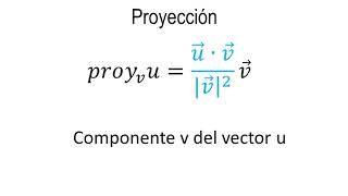 Proyección de un vector sobre otro [upl. by Chud]