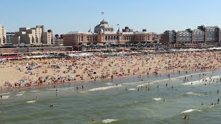 A summer day at Scheveningen beach The Hague Netherlands [upl. by Vin789]