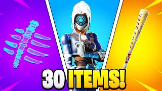 30 Fortnite Items TRYHARDS LOVE [upl. by Atinrehs160]