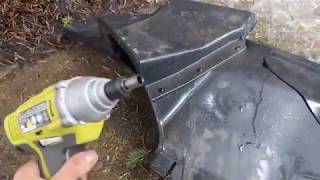 How To Remove Front Splash Shield Guard Under Car [upl. by Ayikan]