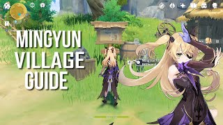 Genshin Impact Look Around Mingyun Village Quest Guide [upl. by Devonne]