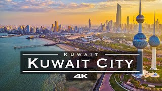 Kuwait City Kuwait 🇰🇼  by drone 4K  مدينة الكويت من فوق [upl. by Domingo]