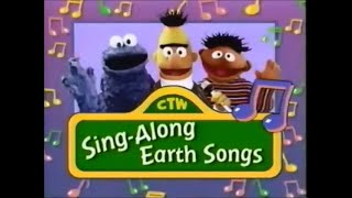 Sesame Songs Home Video  Sing Along Earth Songs Sony Wonder Version [upl. by Sarilda]