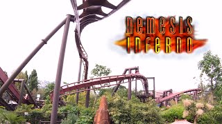 Nemesis Inferno 4K Front Seat POV  Thorpe Park [upl. by Erdna]