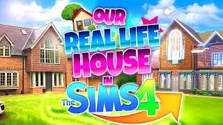 🏡OUR NEW REAL LIFE HOUSE🏡 In The Sims 4 [upl. by Xino86]