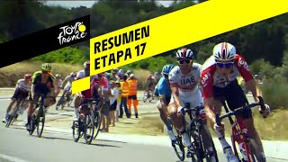 Resumen  Etapa 17  Tour de France 2019 [upl. by Enyawud]