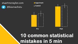 Ten Statistical Mistakes in 5 Min [upl. by Elreath714]