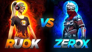 Ruok FF🖥️ Vs Zerox FF 📱 Friendly Fight 💗 [upl. by Emelyne]