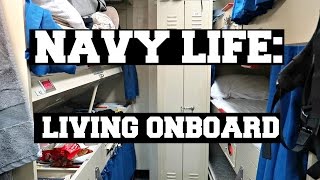 NAVY LIFE LIVING ONBOARD AN AIRCRAFT CARRIER [upl. by Eggett]