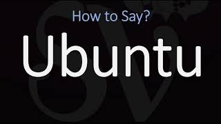 How to Pronounce Ubuntu CORRECTLY [upl. by Naerb207]