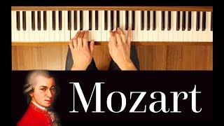 Larghetto in F Major Mozart Early intermediate Classical Piano Tutorial [upl. by Orelle187]