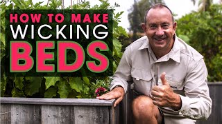 My EASY Wicking Bed System  IBC   Drought Proof Gardening [upl. by Inahc266]