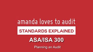 Audit PLANNING  ISAASA 300 explained [upl. by Itida162]