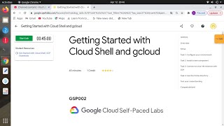 Getting Started with Cloud Shell and gcloud  GSP002 [upl. by Hameean25]