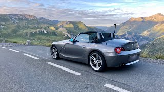 Grossglockner High Alpine Road  uphill with BMW Z4 [upl. by Bathesda]