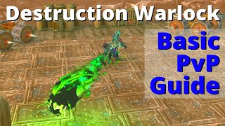 Destruction Warlock  Basic PvP Guide  Shadowlands  WoW [upl. by Leanatan]