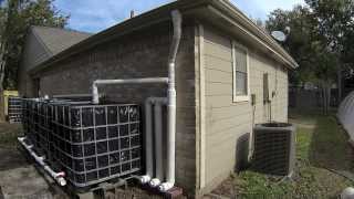 IBC Rainwater Harvesting System Update 1 [upl. by Drareg352]