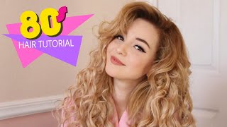 Easy 80s Bombshell Hair Tutorial [upl. by Adnowal519]