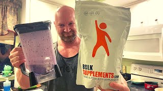 Bulk Supplements Unflavored Whey Protein Review and My Recipe [upl. by Tally245]