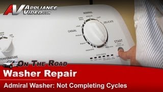 Admiral Washer Repair  Not Completing Cycles  Mode Shifter [upl. by Wallinga225]