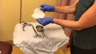 IUD Tray Set Up  Original Video [upl. by Imotas]