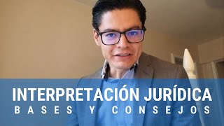 Técnicas de Interpretación Jurídica [upl. by Nnylireg84]