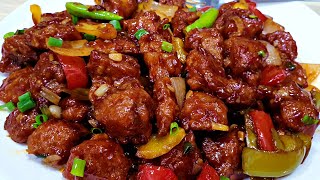 Restaurant Style Chili Chicken with Secret Tips  Dry Chicken Chilli Recipe [upl. by Nodroj333]