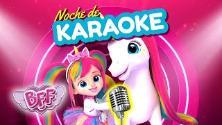 RYM el UNICORNIO 🦄🌈 VERSIÓN INGLESA ⭐ NOCHE de KARAOKE 🎤🎵 BFF 💗 CANCIONES para NIÑOS en ESPAÑOL [upl. by Trubow709]