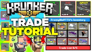 HOW TO TRADE in Krunkerio Tutorial  Guide NEW [upl. by Ivers495]