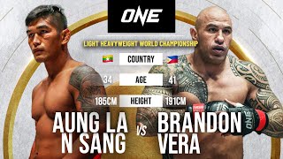 Aung La N Sang vs Brandon Vera  Full Fight Replay [upl. by Notniuqal]