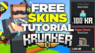 Krunker  FREE and Cheap Skins EASY Black Market [upl. by Moritz]