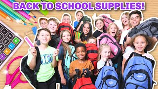 School Supplies For 14 Kids  Homeschool Supplies  Back To School 2020 [upl. by Fiden]