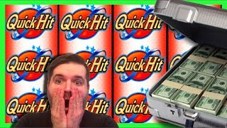 HUGE WINS I PLAY EVERY QUICK HIT SLOT MACHINE IN THE CASINO Winning W SDGuy1234 [upl. by Lehcer]