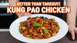 Perfect but Easy KUNG PAO CHICKEN at Home l Better Than Restaurants [upl. by Annoeik]