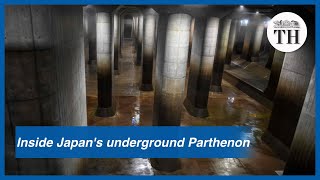 Inside Japans massive underground reservoir for flood control [upl. by Nynnahs]