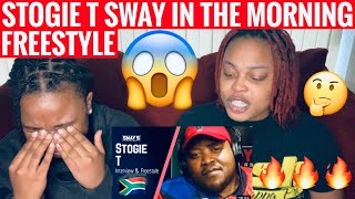 SOUTH AFRICAN PIONEER STOGIE T SWAY IN THE MORNING FREESTYLE REACTION [upl. by Ailecara963]