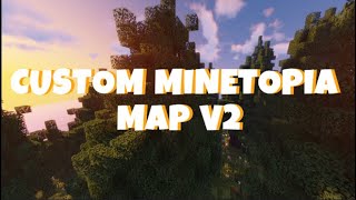 CUSTOM MINETOPIA MAP DOWNLOAD  V2 [upl. by Mazel314]