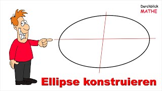 So konstruiert man eine Ellipse [upl. by Limay]