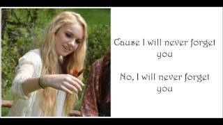 Danielle Bradbery  I Will Never Forget You Lyrics [upl. by Nylasej]