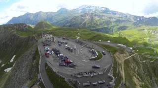 Aerial footage of the Grossglockner and Edelweißspitze in Austria [upl. by Ira]