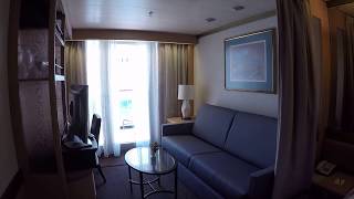 Holland America Zaandam Cabin 7036 Vista Suite Video Tour [upl. by Aisyat]