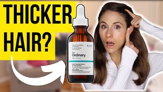 THE ORDINARY HAIR DENSITY SERUM  Dermatologist Review [upl. by Aliuqahs]