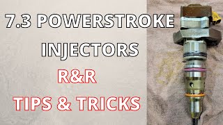 73 POWERSTROKE INJECTOR REPLACEMENT TIPS AND TRICKS [upl. by Sell]