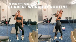 ABOARD WITH JORD my current workout routine ft SkillShare [upl. by Irene165]