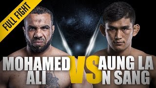 ONE Full Fight  Mohamed Ali vs Aung La N Sang  The Python’s Choke  March 2016 [upl. by Bartram]